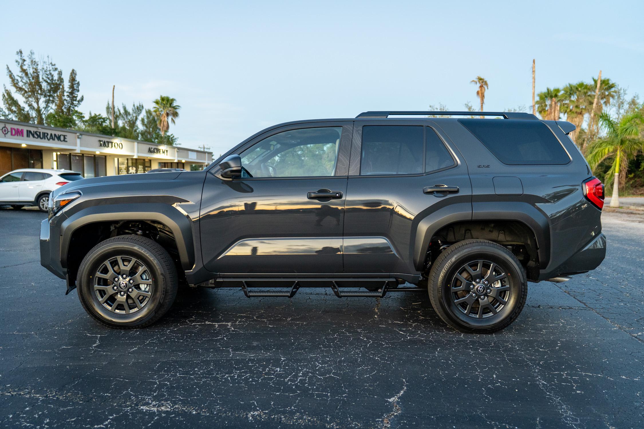 2025 Toyota 4runner Topographic Map B Pillar Overlays Decals Stickers ...