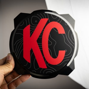 KC HiLites Pro6 Titan Gravity-overlays met topografische kaartverlichting