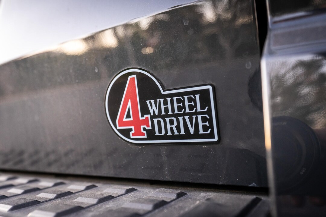 2025 Toyota 4runner Retro 4 Wheel Drive Full Print Acrylic Emblem 2026 ...