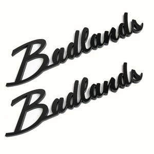 Emblemas acrílicos para guardabarros de Ford Bronco (Badlands, Florida, Texas, Moab) 2021, 2022 y 2023