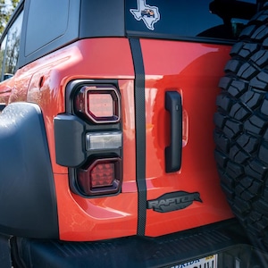Tailgate Side Edge Guard Protection Film (PPF) for 2021+ Bronco