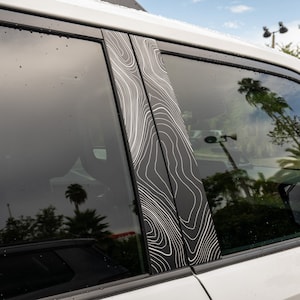 2024 Toyota Land Cruiser Topographic B Pillar Overlays