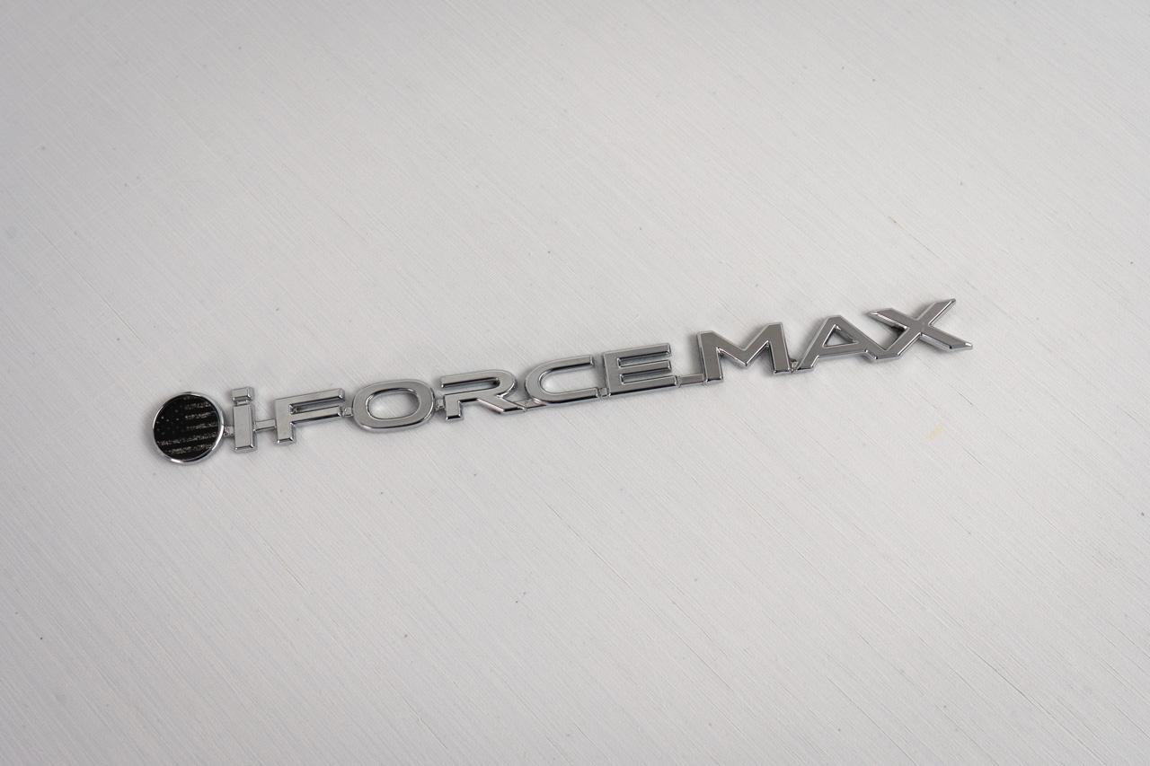 Black iForceMAX 2024+ Land Cruiser OEM Liftgate Emblem Overlay