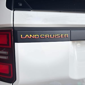 2024 Toyota Land Cruiser Liftgate Overlays 250 Series 2025