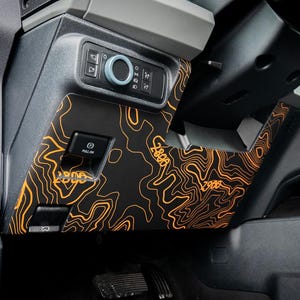 2021 2022 Bronco Topographic Under Steering Type A - Decals Stickers
