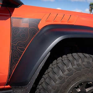 Bronco Raptor Fender Overlays Decals Like Everglades 2022 2023 2024