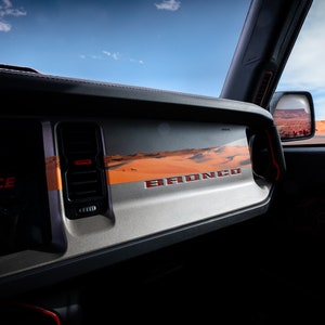 Superposiciones de tablero de paisajes de Bronco Infinity 2021+ versión 2