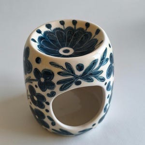 Ceramic incense and essential oil burner; Handmade oil burner; Oil Diffuser; Cute Ceramic Burner