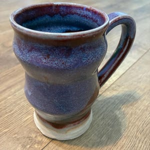 Vibrant Red, Purple Mug