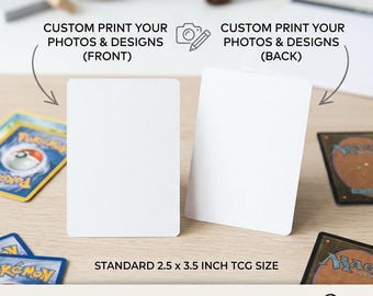 Custom Trading Card 2.5x3.5, Holo Acrylic, Metal or Plastic, Custom Game Card, Fast Shipping