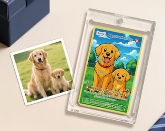 Custom Pet Poke Card – Personalized Photo & Text Game Card Gift for Animal Lovers, Unique Pet Keepsake