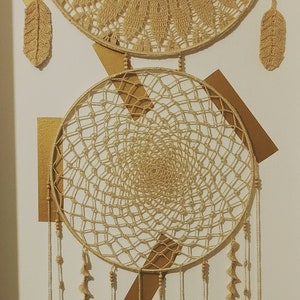 Crochet dreamcatcher