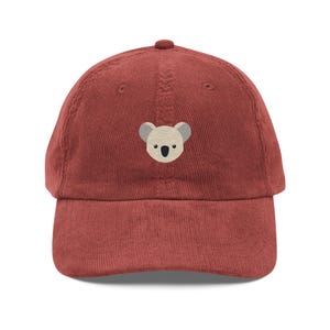 Entzückender Koala Bestickter Hut - Perfektes Geschenk für Koala Fans - Vintage Style Cap