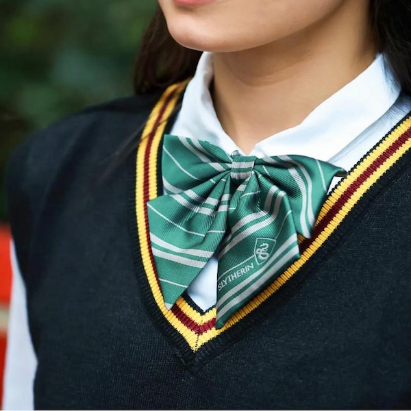 プレッピータイ、ネクタイと蝶ネクタイ、ユニセックスウィザードタイ、ウィザードコスプレタイ、コスチュームとコスプレセット、ウィザードストライプ