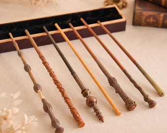 Custom Magic Wand with Name, Personalized Wand with Gift Box, Cosplay Wand, Harry's Fans Gift,Gift For Kids