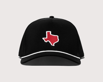 Texas Tech Rope Hat - Black | Red Raiders | Golf | Graduation | Gift