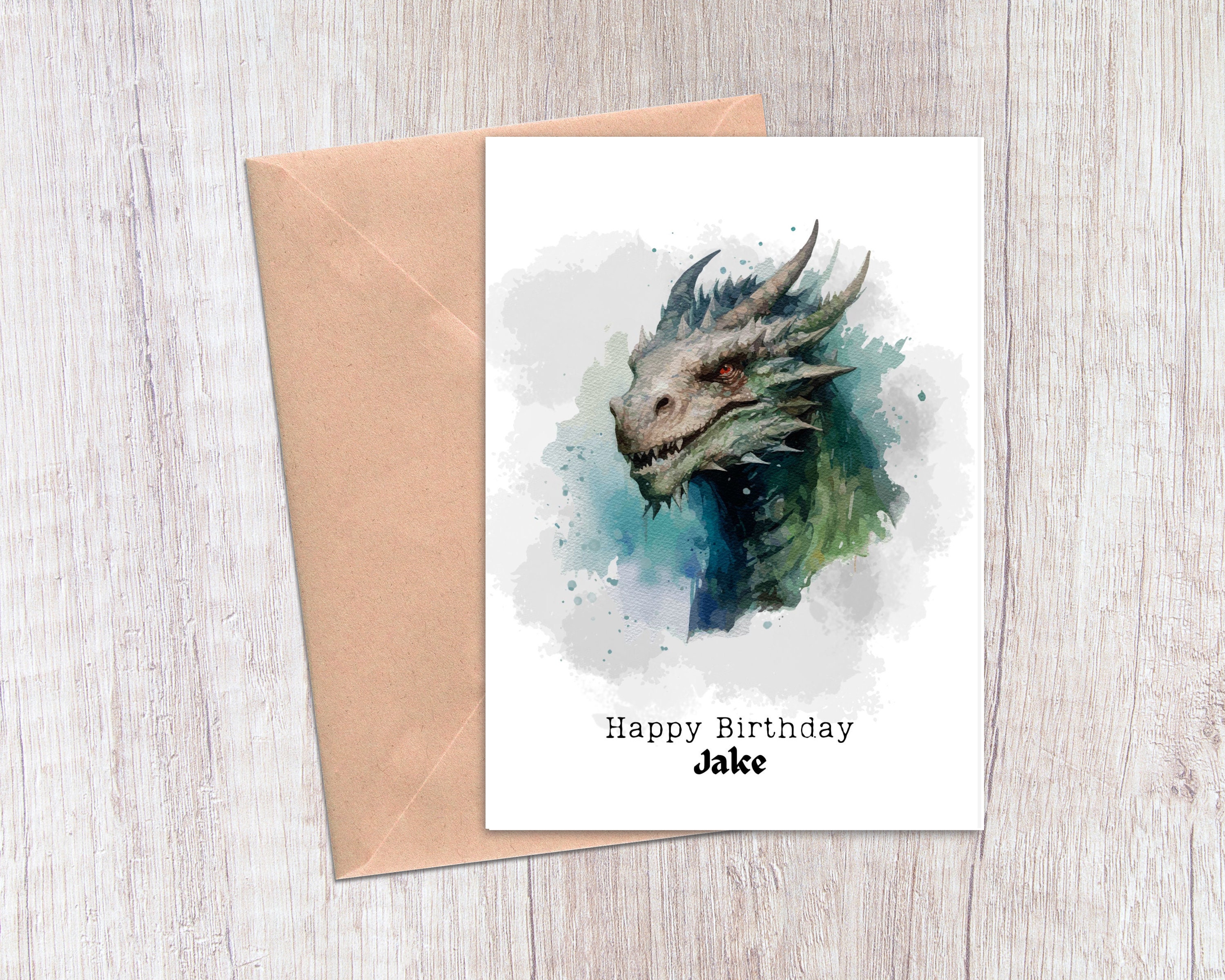 Dungeons and Dragons Birthday Card D&amp;D Birthday Card - Etsy