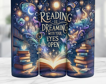 Book Lover Tumbler Wrap, Old Books PNG, Tumbler Wrap For Reader, Library Gifts 20oz Tumbler Sublimation Design, Tumbler PNG File, BookTok