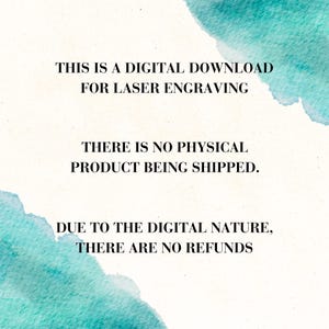 a watercolor painting with a quote about laser engraving