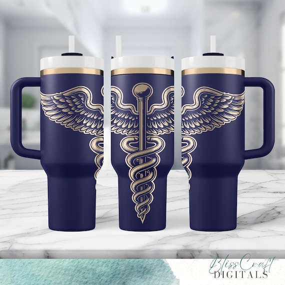 Healthcare Professional Tumbler Wrap, 40oz Laser Tumbler Wrap For Nurses, Nurse Gift Wrap, Medical Tumbler Design, Doctor Digital Download