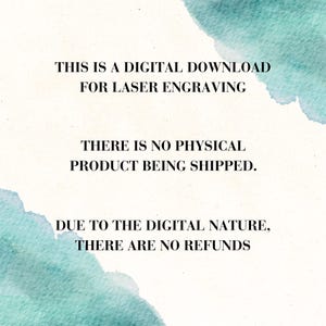 a watercolor painting with a quote about laser engraving