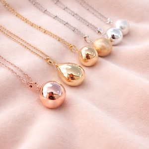 Colar de gravidez NOA em ouro, prata ou ouro rosa – Joia pré-natal – Presente para futuras mamães – Colar de gravidez