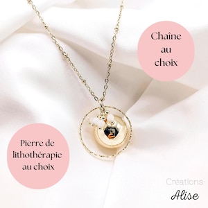 Bola de grossesse ARIA — Pierre de lithothérapie au choix.
