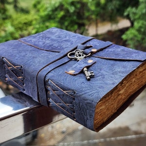 handmade leather sketchbook cover