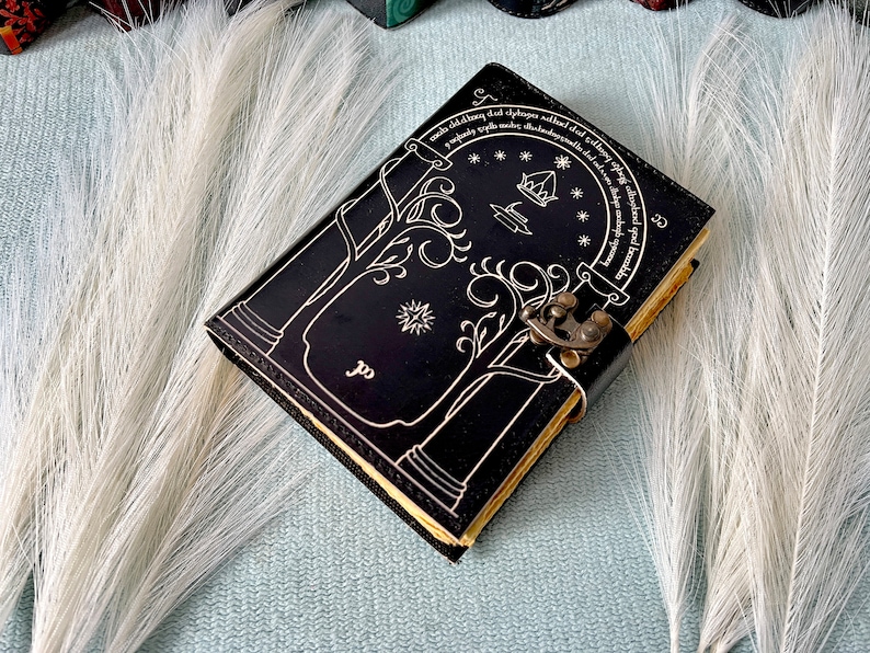 Diario de cuero de las Puertas de Durin: Libro de El Señor de los Anillos de Tolkien imagen 10