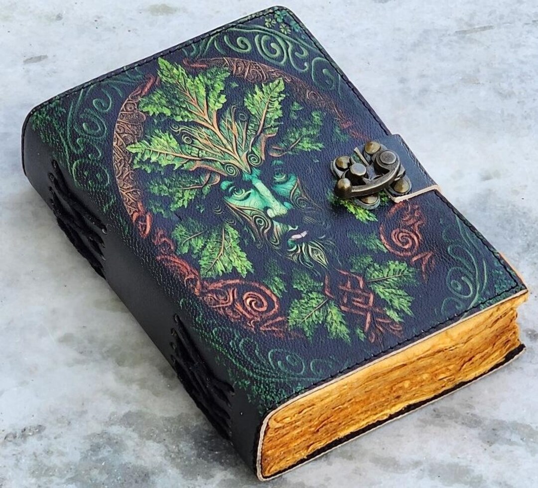 Vintage Tree of Life Leather Journal: Handmade Writing Notebook (7/5 ...
