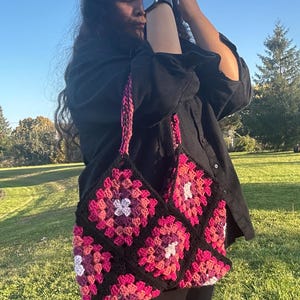 Crochet Pattern, Granny Square Purse Bag, Crochet Bag, Crochet Purse Bag, Crochet Purse, Granny Bag Pattern, Crochet Granny Bag Pattern
