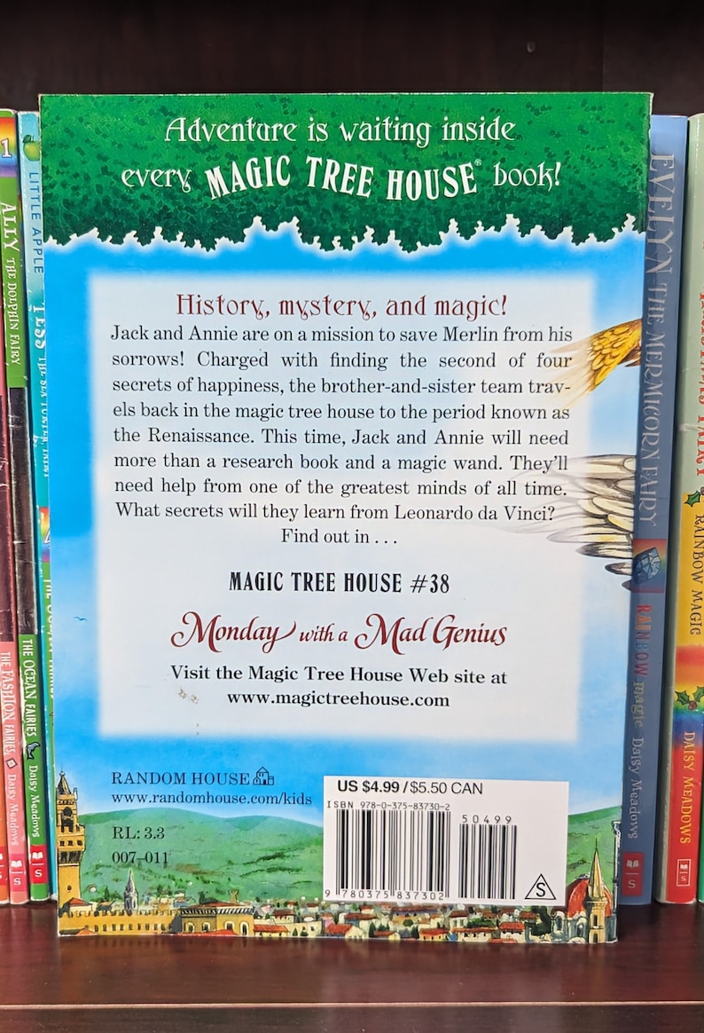 2007 | Magic Tree House: Monday With a Mad Genius - Etsy