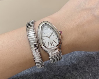 Vintage watch White Serpentine white gold