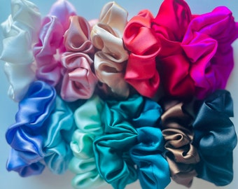 100% Mulberry Silk Scrunchies