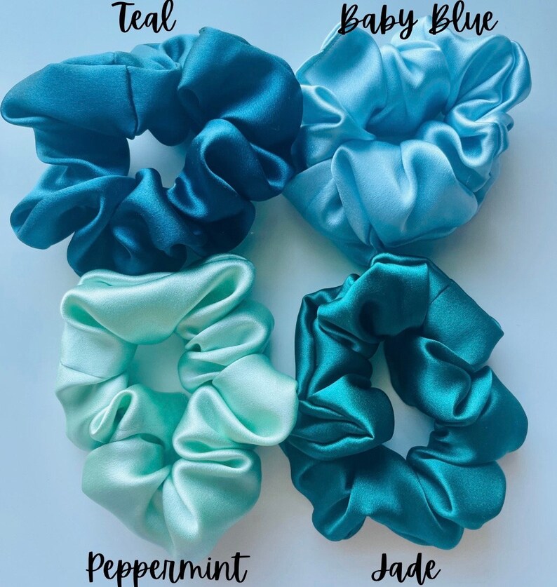 100% Mulberry Silk Scrunchies image 4