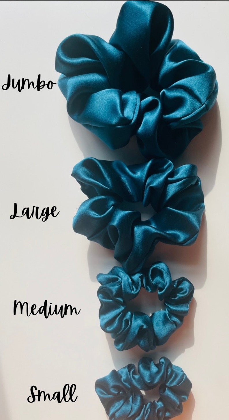 100% Mulberry Silk Scrunchies image 6