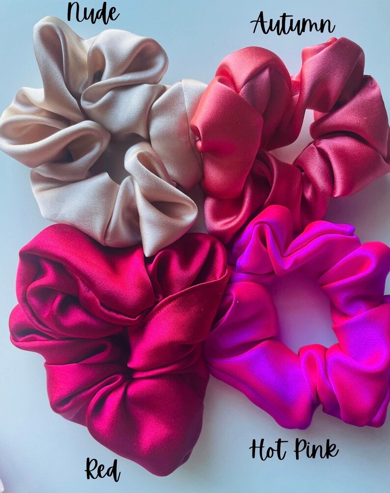 100% Mulberry Silk Scrunchies image 3