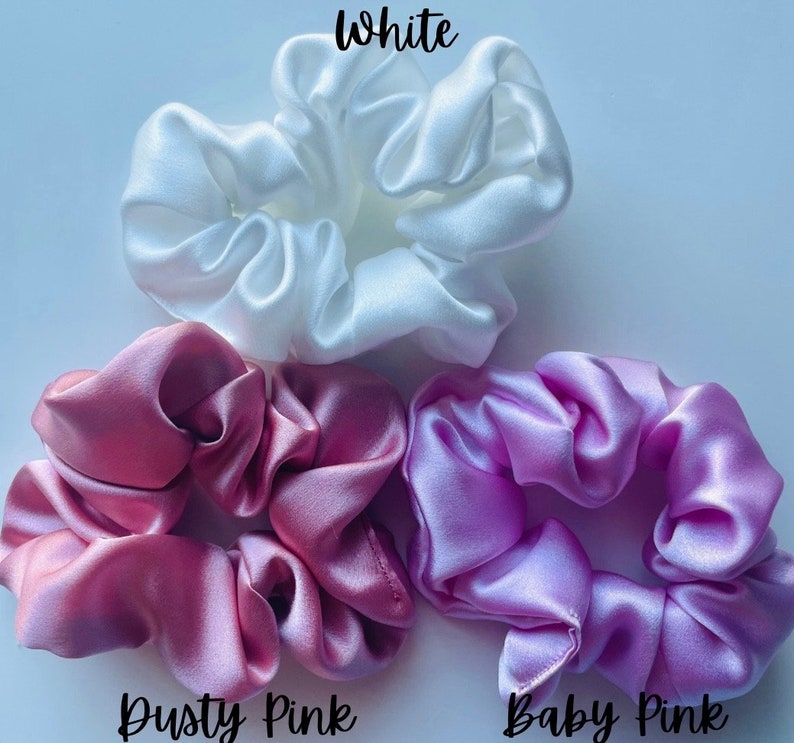 100% Mulberry Silk Scrunchies image 2