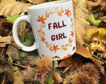 Fall “fall girl” mug