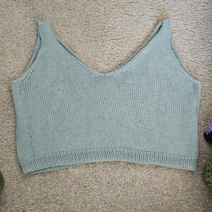 Handmade Knitted Tank Top