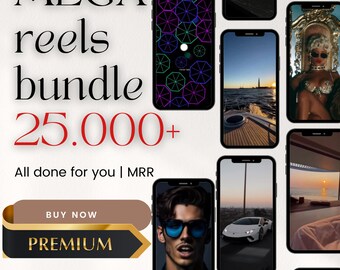 Lot de bobines vidéo sans visage pour les réseaux sociaux | Modèles TikTok, Instagram et Facebook | Pack de contenu marketing numérique