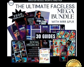 Pack marketing numérique 40 en 1 | Vidéos, cours et bobines sans visage DPP et MRR | Commencez à revendre pour 100 % de profit