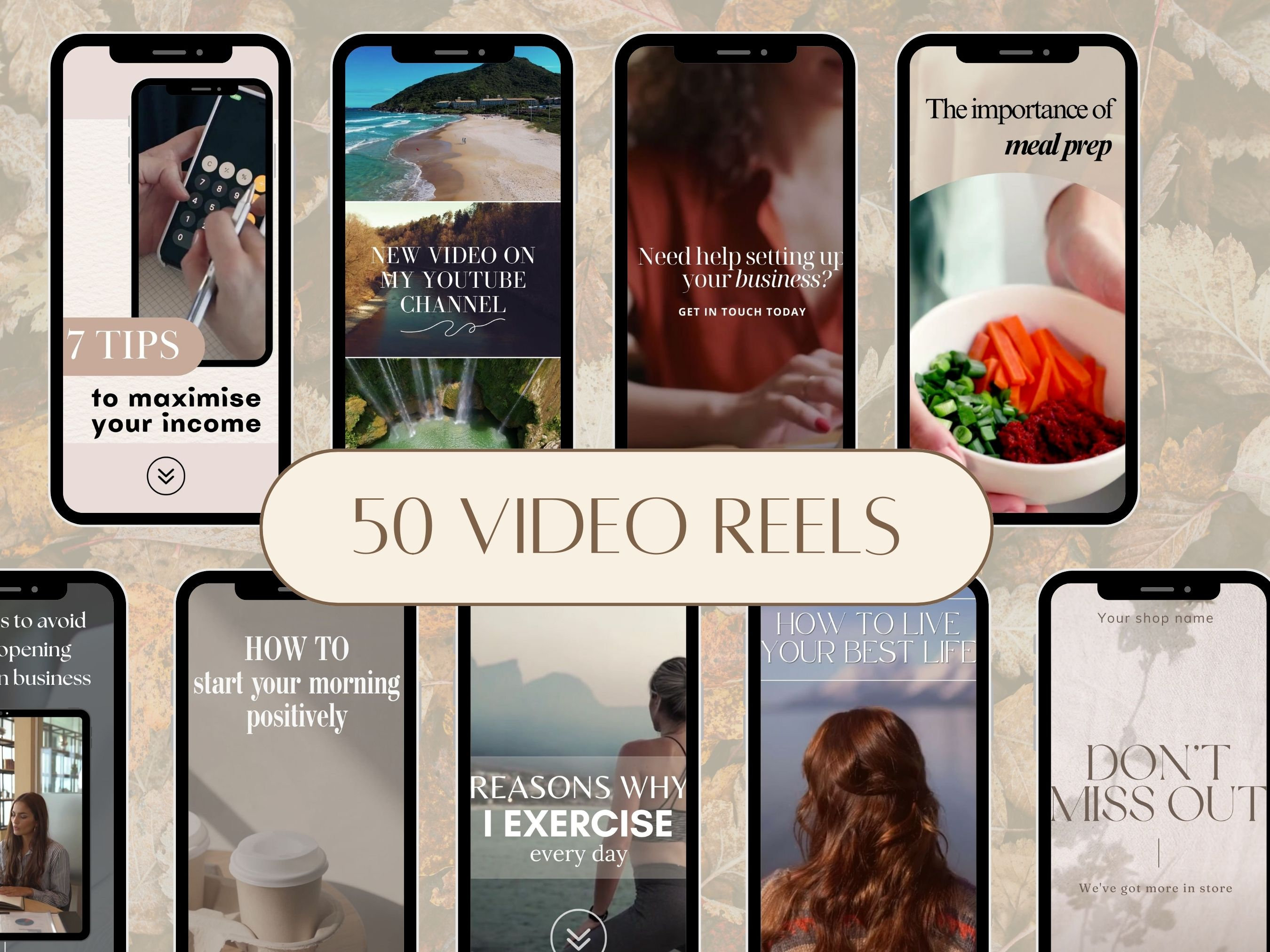 50 Engaging Reel Templates Instagram Reels Templates Canva Templates 50 Engaging Reel Templates Instagram Reels Templates Canva Templates