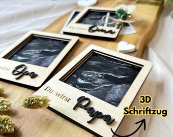 Announcing pregnancy • Polaroid frame ultrasound image • You're going to be a dad • Announcing a baby • You're going to be grandparents • Birth