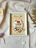Personalized money gift for a wedding • Wedding gift • Car • Engraved picture frame for a wedding • Wedding gift ideas product logo