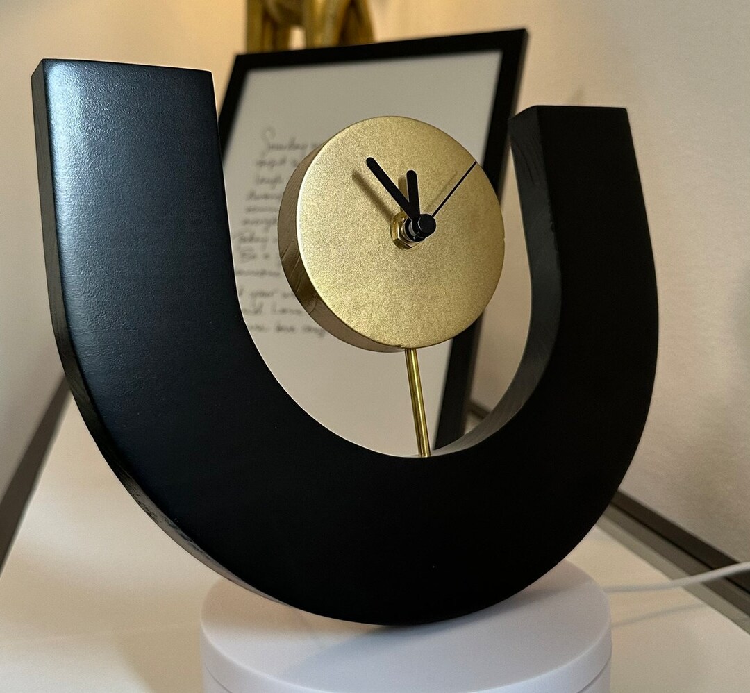 Designer Table Clock Unique Clock Minimalist Clock Office Table Clock ...