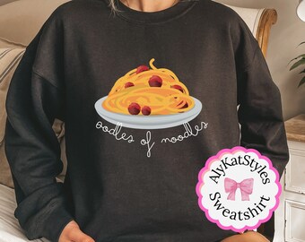 Sweat-shirt pour amateur de pâtes : pull fin gourmet confortable