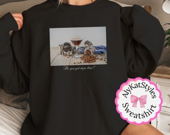 Espresso Martini Sweatshirt: Cozy Coffee Lover Lounge Wear