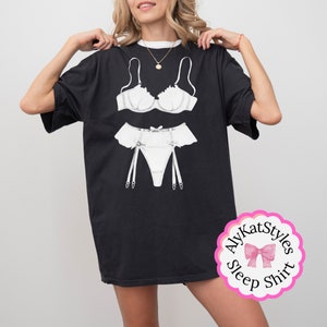 Bride Pajamas- Bride Gift, Gift for Bachelorette Party, Cotton Sleep Shirt, Lingerie, Engagement Gift, Bridesmaid Pajamas, Hen Party Pyjamas