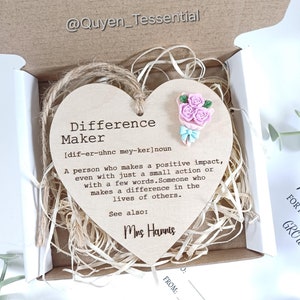 Ramo de flores 3D: regalo que marca la diferencia, regalo personalizado de agradecimiento para profesores, regalo de despedida, agradecimiento o jubilación para profesores.